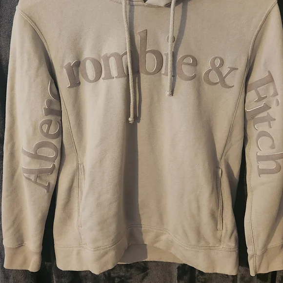 Abercrombie & Fitch Light Tan Hoodie - Picture 1 of 5